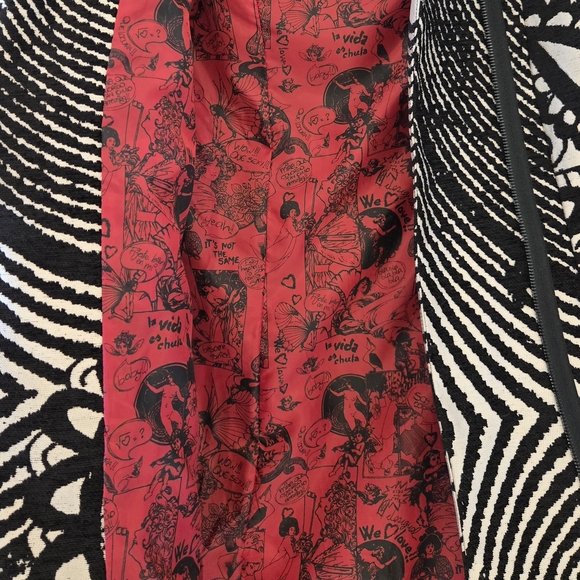 Desigual Red and Black Graphic Design - Picture 3 of 7